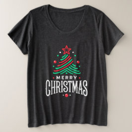 Merry Christmas 1 Große Größe T-Shirt
