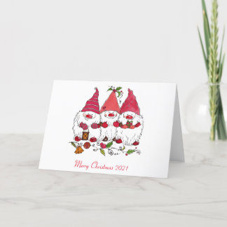 Merry Christmas 2021 Feiertagskarte