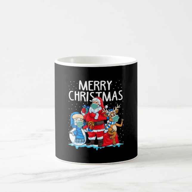 Merry Christmas 2023 Kaffeetasse (Mittel)