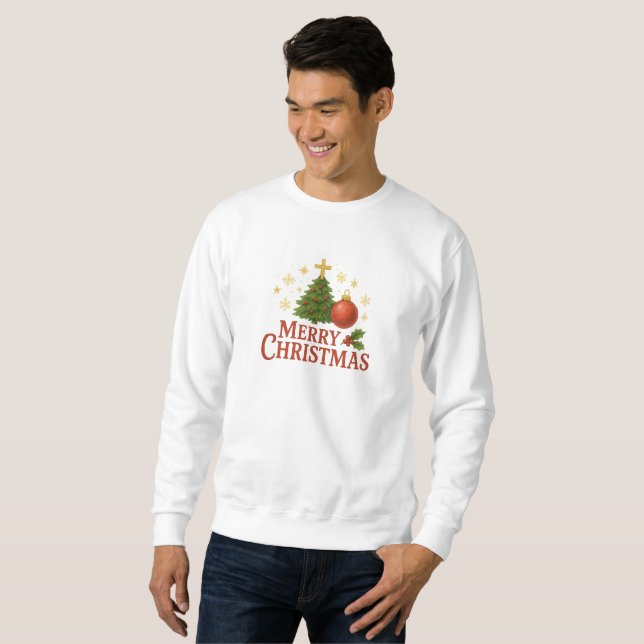 Merry Christmas 2025 - Christian Sweatshirt (Vorne ganz)