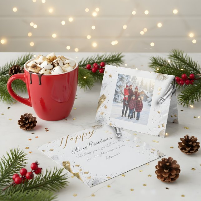 Merry Christmas 2026 Greeting Card | Holiday Wishe Dankeskarte (Von Creator hochgeladen)