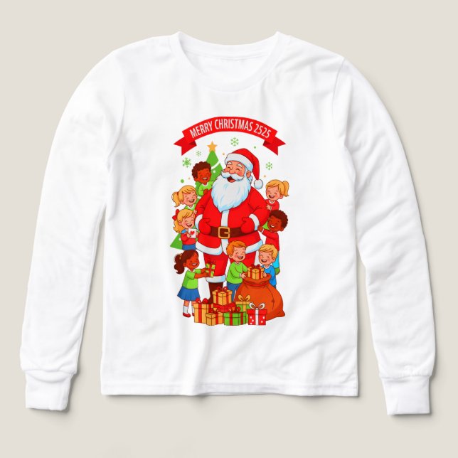 MERRY CHRISTMAS 2525 YOUTH BELLA+CANVAS TRIBLEND (Design Vorderseite)