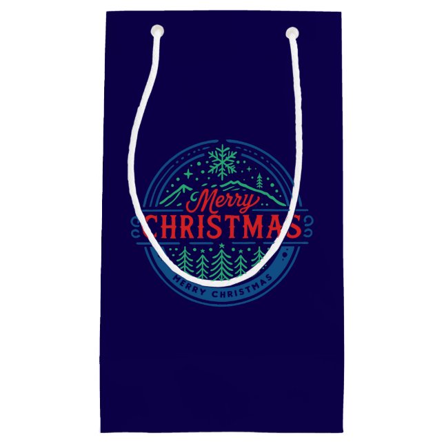 Merry Christmas 2 Kleine Geschenktüte (Vorderseite)