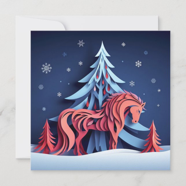 Merry Christmas - 4 Feiertagskarte (Vorderseite)