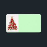 Merry Christmas Address Label Adressaufkleber<br><div class="desc">Merry Christmas Address Label</div>