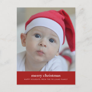 MERRY CHRISTMAS Ajouter Votre Carte Postale Photo 