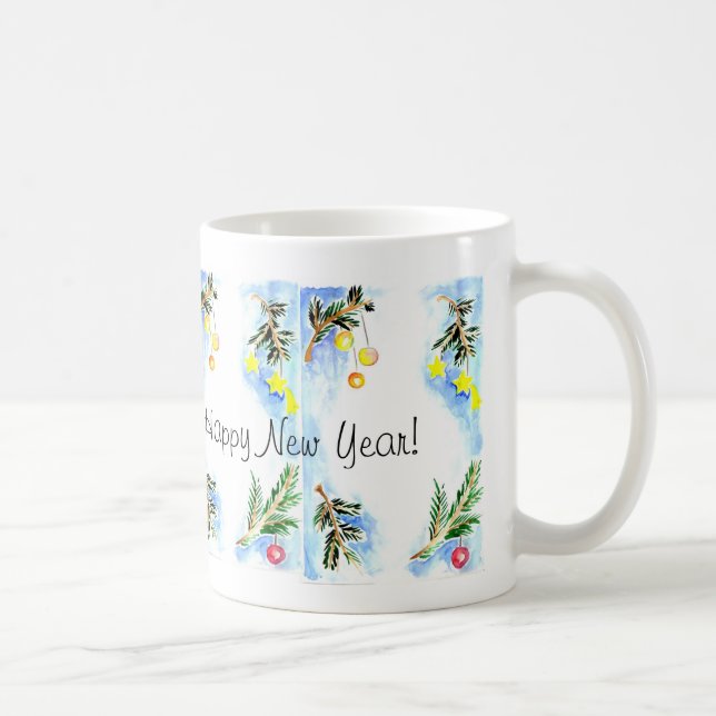 Merry Christmas and a Happy New Year! Kaffeetasse (Rechts)