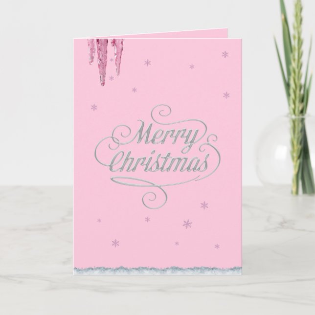 Merry Christmas babe Feiertagskarte (Vorderseite)
