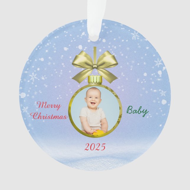 Merry Christmas Baby Photo  (devant)