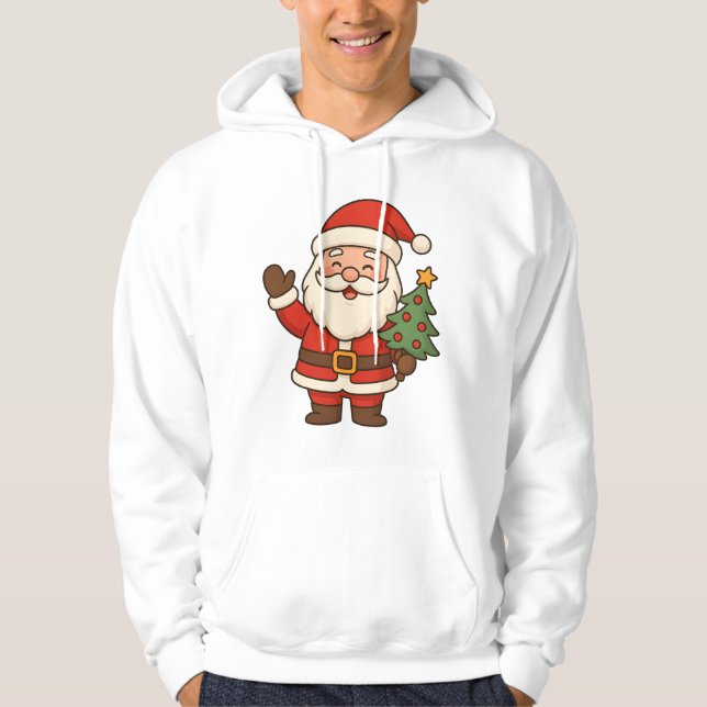 Merry Christmas Bruh Santa  Hoodie (Vorderseite)