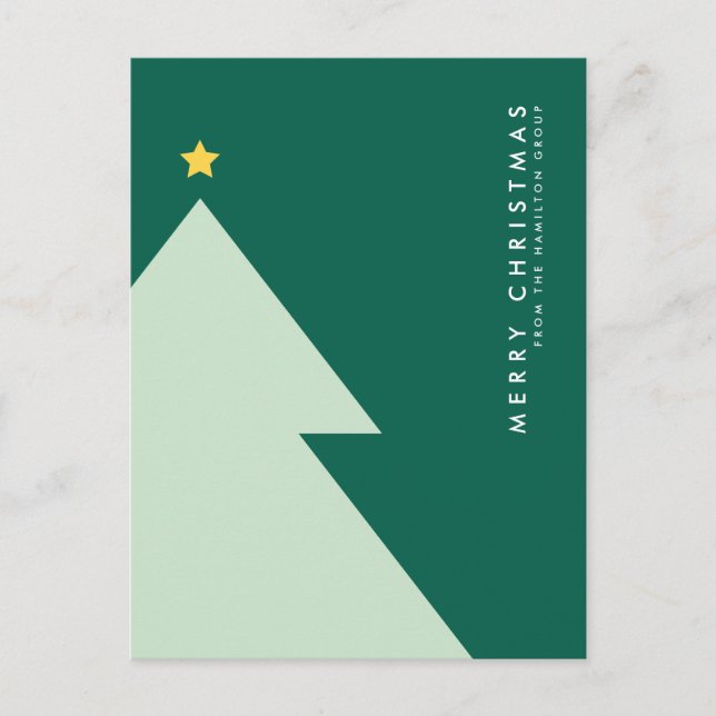 MERRY CHRISTMAS Business Company Corporate Postcar Postkarte (Vorderseite)