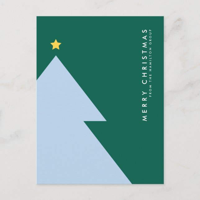 MERRY CHRISTMAS Business Company Corporate Postcar Postkarte (Vorderseite)