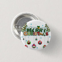 Merry Christmas Button