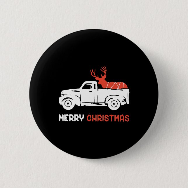 MERRY CHRISTMAS BUTTON (Vorderseite)