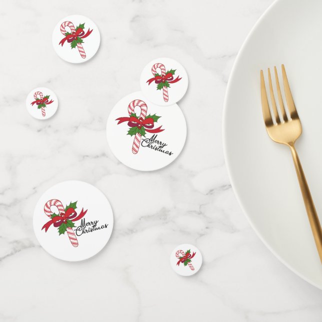 Merry Christmas Candy Cane Konfetti (Gruppe)