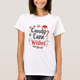 Merry Christmas Candy Cane T-Shirt