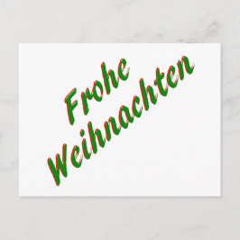 Merry Christmas card Feiertagspostkarte
