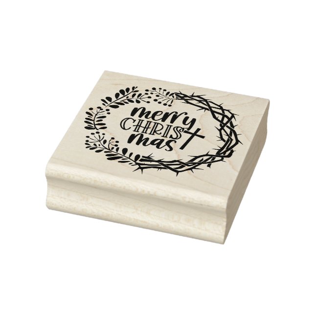 MERRY CHRISTMAS CHRIST CENTERED GUMMISTEMPEL (Stempel)
