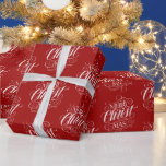 Merry CHRISTmas Christliche Chalkboard-Kalligraphi Geschenkpapier<br><div class="desc">Wir sagen "Frohe Weihnachten" sehr oft während der Saison, aber manchmal vergessen wir, woher dieser Gruß eigentlich kommt. Hier ist ein wunderbar elegantes Stück Handschrift im modischen Chalkboard-Look, um einen sanften Rücken in die Richtung Jesus zu geben. Berufliche Kalligraphie von Ivan Angelic. Zeigen Sie Ihren CHRISTmas Geist. Dies ist die...</div>