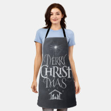 Merry CHRISTmas Christliche Chalkboard-Kalligraphi