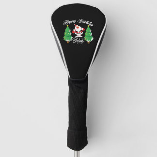 Merry Christmas Christmas Christmas Present Golf Headcover