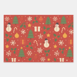 Merry Christmas Classic Wrap Geschenkpapier Set