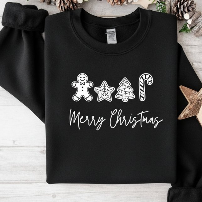 Merry Christmas Cookie Festive Holiday Sweatshirt (Merry Christmas Cookie Festive Holiday Sweatshirt)