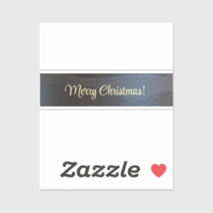 Merry Christmas Custom-Cut Vinyl Sticker