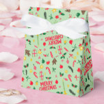 Merry Christmas Cute Doodle Whimsical Pattern  Geschenkschachtel<br><div class="desc">Hope you like this holiday design. Click "personalize" to edit and change the background colors. Check my shop for more matching items like greeting cards, gift tags, stickers, mugs, towels, tissue paper as well as other holiday patterns. Thanks for shopping with me! if you'd like something custom let me know!...</div>
