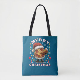 Merry Christmas Denim Jacket Tasche