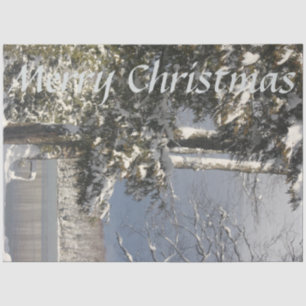 Merry Christmas Designer Tissue Paper Seidenpapier