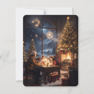 Merry Christmas Digital Download Feiertagskarte