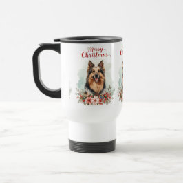 Merry Christmas Dog Cozy Holiday Travel Mug