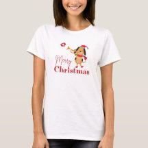 Merry Christmas drôle chien T-Shirt