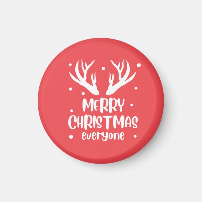 Merry Christmas Everyone Magnet (Vorne)