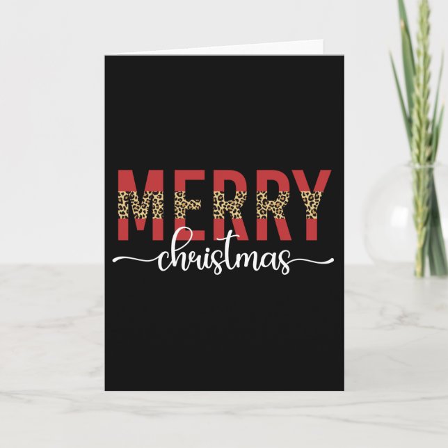 Merry Christmas Family Christmas Celebration Gifts Karte (Vorderseite)