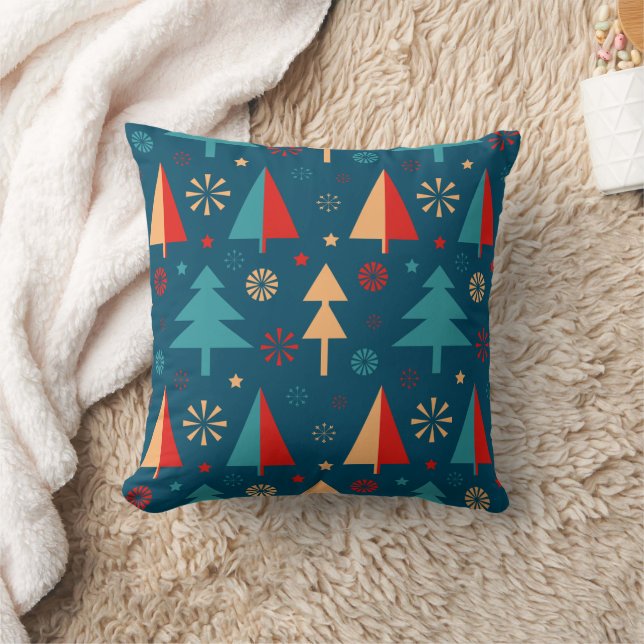 Merry Christmas family Gathering Set on Warm Kissen (Decke)