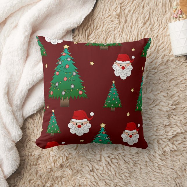 Merry Christmas family Gathering Set on Warm Kissen (Decke)