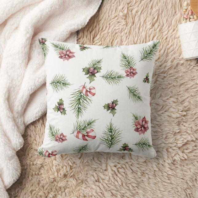 Merry Christmas family Gathering Set on Warm Kissen (Decke)