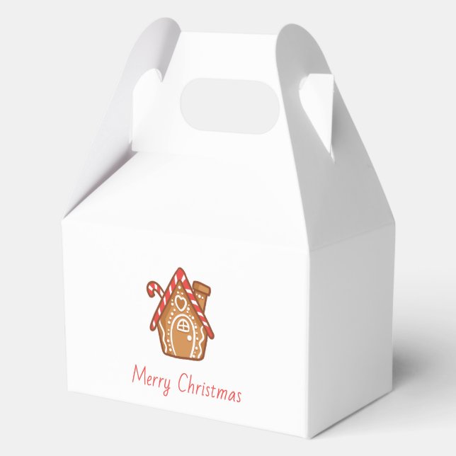 Merry Christmas Favor Boxes Geschenkschachtel (Rückseite)