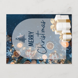MERRY CHRISTMAS FEIERTAGSPOSTKARTE