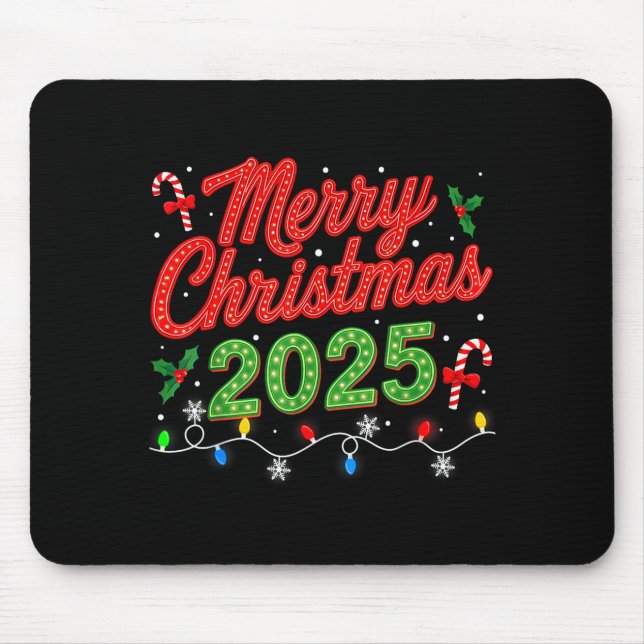 Merry Christmas For Women Men Boys Youth Xmas  Mousepad (Vorne)