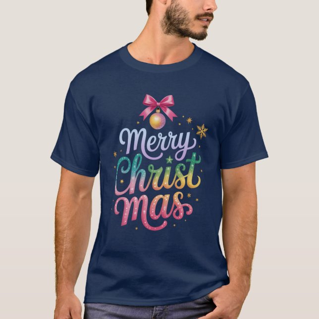 Merry CHRISTmas friend T-Shirt (Vorderseite)