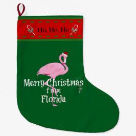 "Merry Christmas from Florida" Großer Weihnachtsstrumpf