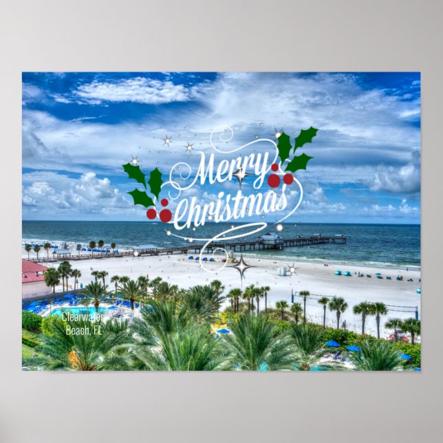 Merry Christmas from Florida Poster (Vorne)