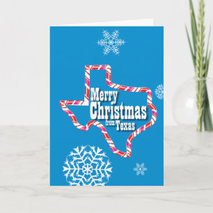Merry Christmas from Texas Feiertagskarte