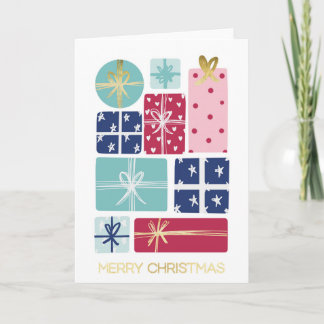 Merry Christmas Gifts Corporate Holiday Thank You Karte