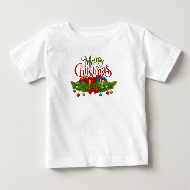  Merry Christmas Gifts & Garland Holiday Tee (Vorderseite)