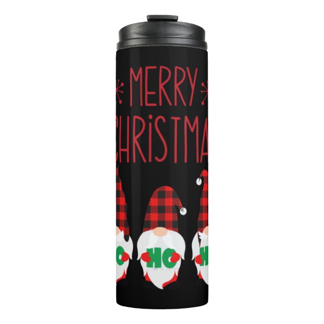 MERRY CHRISTMAS GNOMES THERMOSBECHER (Vorderseite)