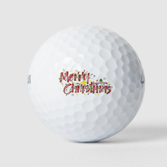 ***MERRY CHRISTMAS*** GOLFBALL (Vorderseite)